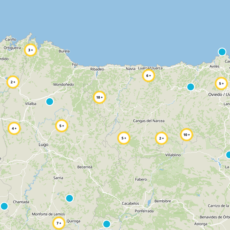 Grandas de Salime Static Map