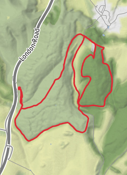 East Hampshire Trail Running mobile static map