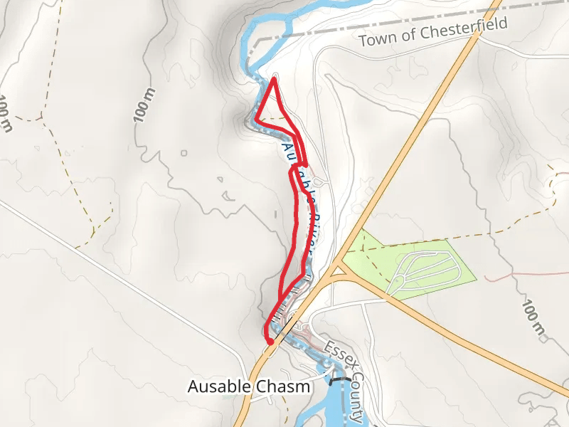 Rim Walk Trail and Dry Chasm Trail Loop