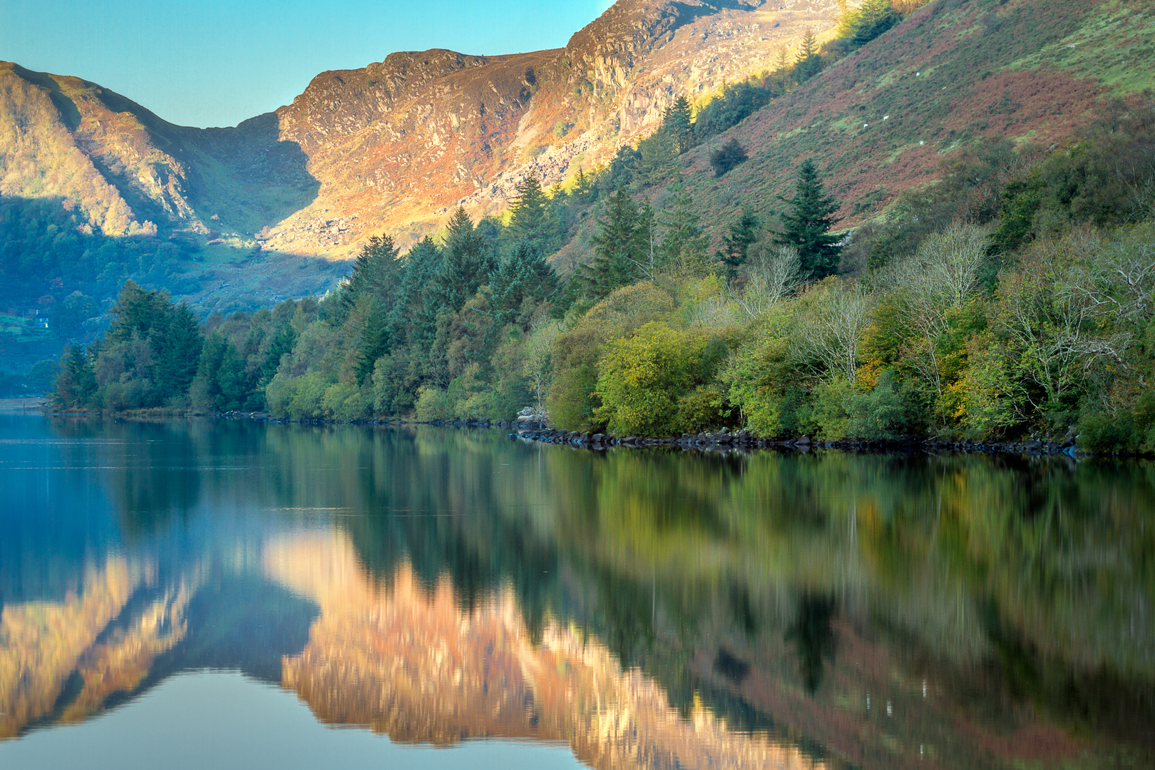 An image depicting the trail Trefriw Trail - 5 and its surrounding area.