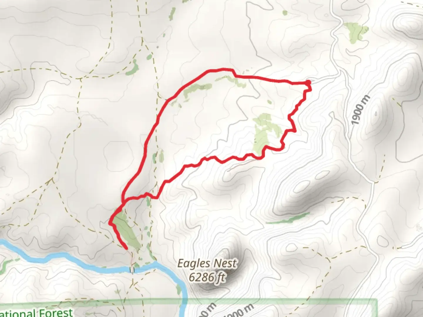 An image depicting the trail Triple Bar Loop Trail and its surrounding area.
