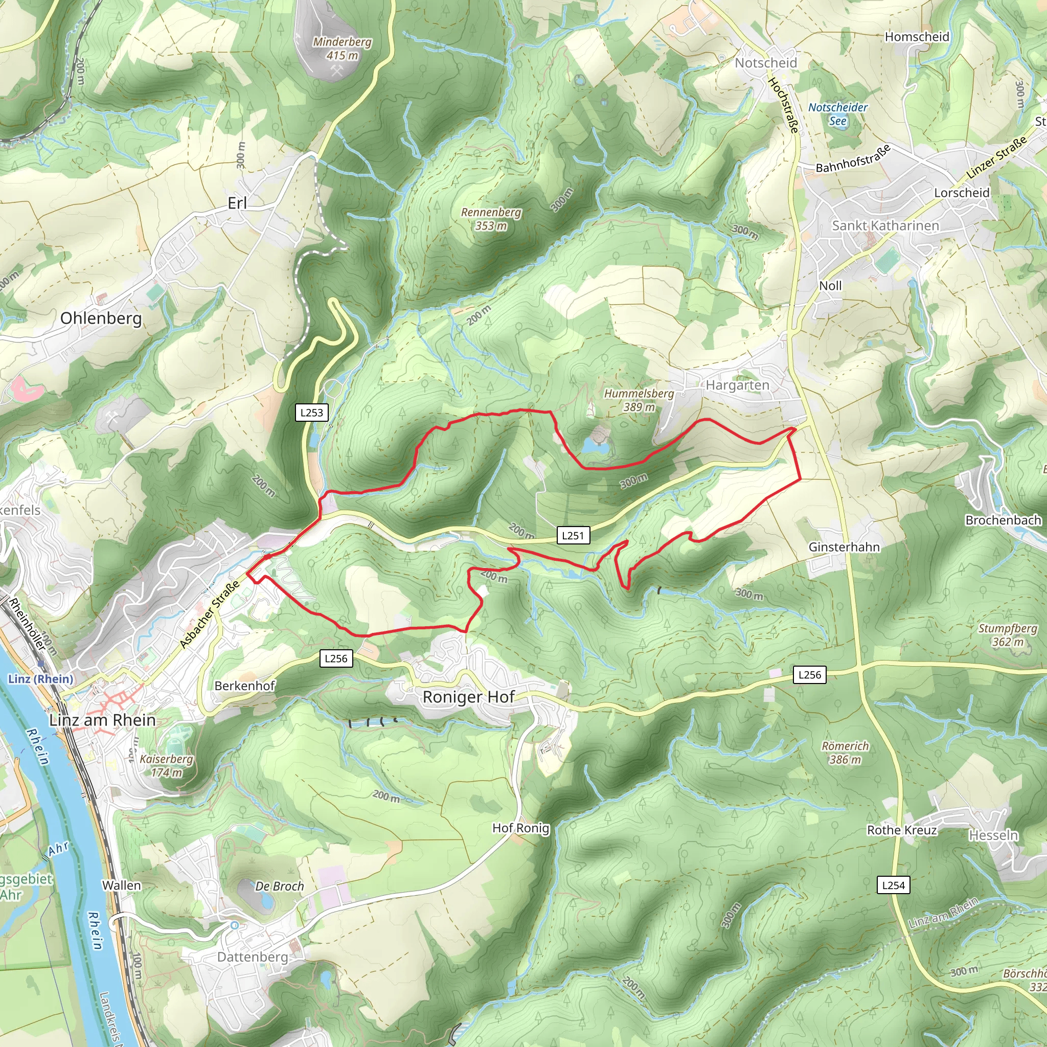 LZ6 Rundwanderweg Sterner Huette mobile static map