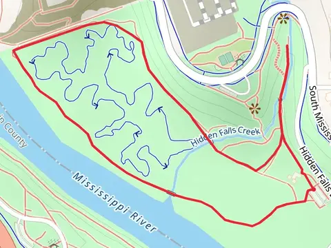 Hidden Falls Creek Loop - South Mississippi River Boulevard