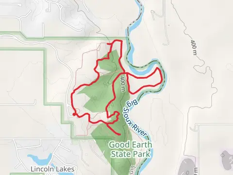Big Sioux River Lookout - Grand Ravine - Riparian and Bur Oak Loop Trail