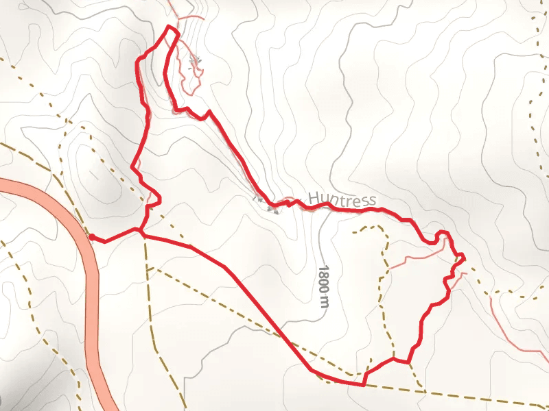 Elkheart Cliffs Slot Canyon Loop Trail