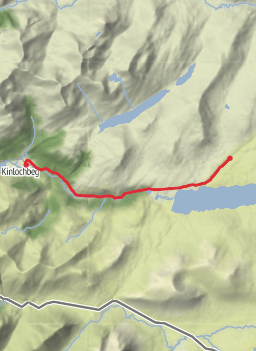 Hike from Scotland mobile static map