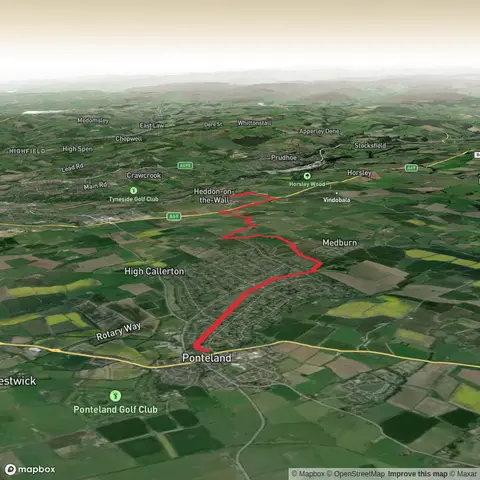 Hike from Ponteland to Heddon