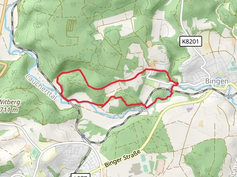 Lauchert Hoehlen Weg