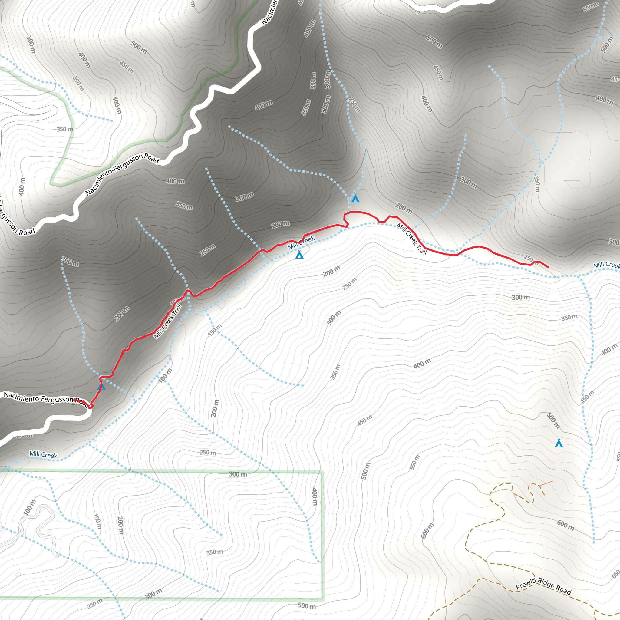 Mill Creek mobile static map