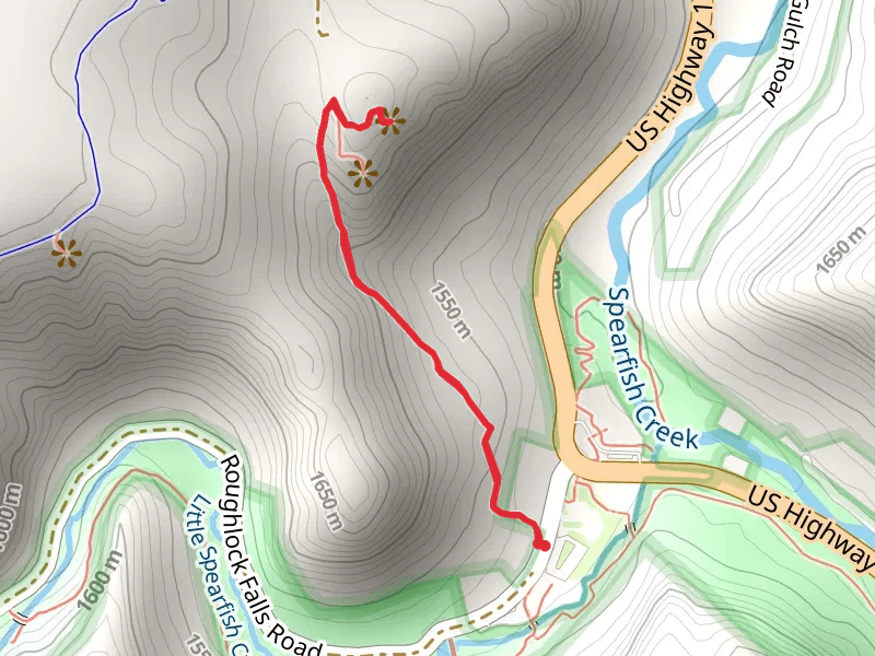 Roughlock Falls Road