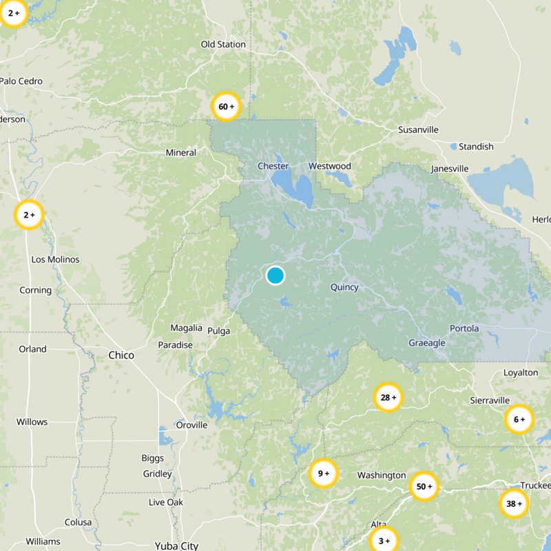 Plumas County Static Map