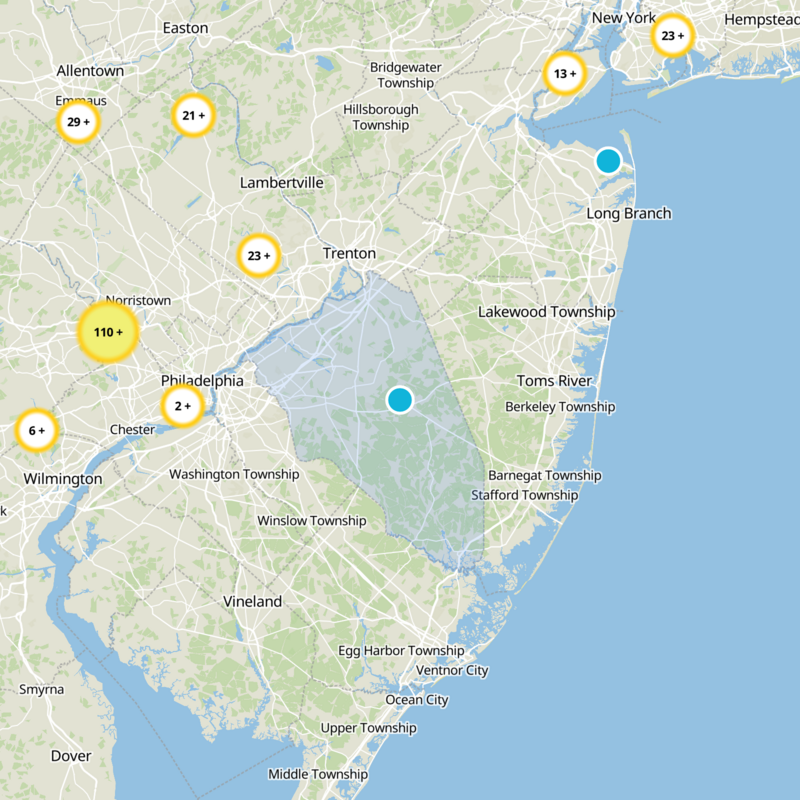 Burlington County Static Map