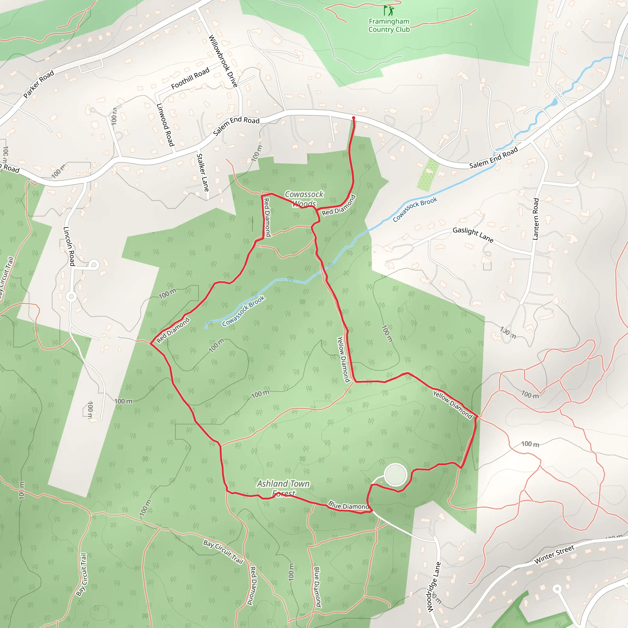 Ashland Town Forest Loop | Middlesex County | Massachusetts