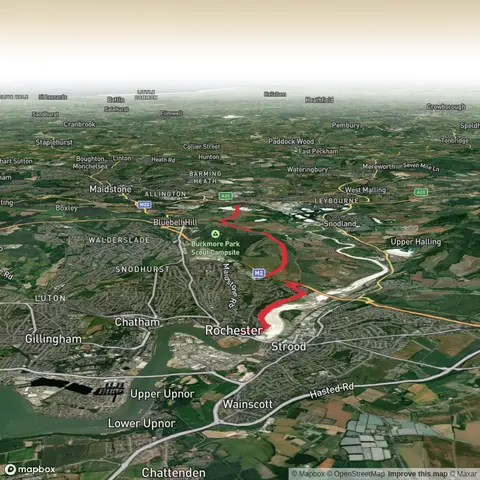 Rochester Cathedral to Aysleford Priory