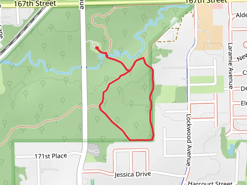 Tinley Creek Brown Unpaved Loop