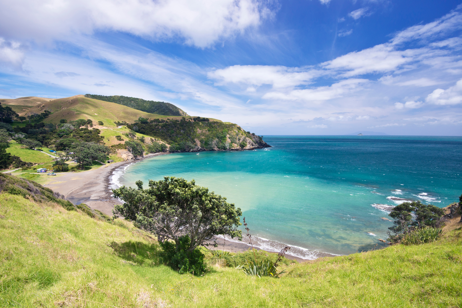 An image depicting the trail Coromandel Walkway and its surrounding area.