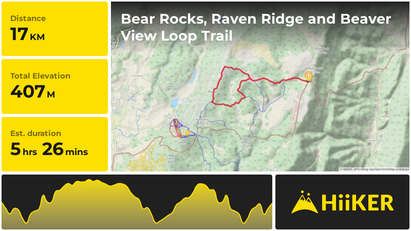 Bear Rocks, Raven Ridge and Beaver View Loop Trail | Tucker County | W