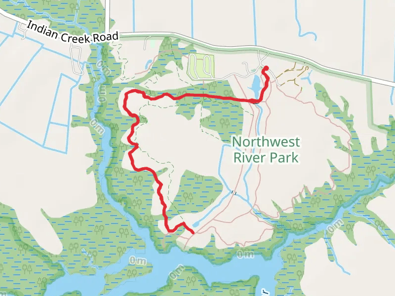 Indian Creek Trail from Lake Lesa