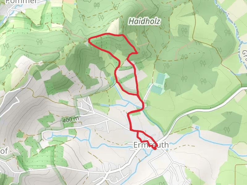 Schloss Ermreuth and Jüdischer Friedhof Ermreuth Loop