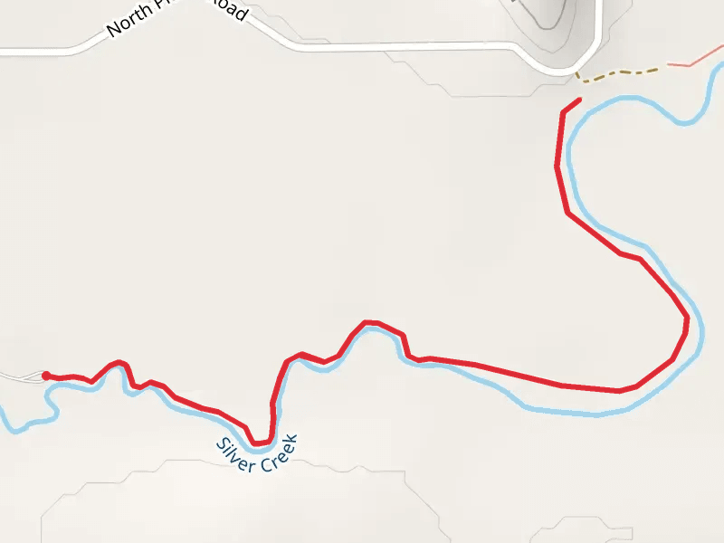 Walk along Silver Creek from Silver Creek Campground