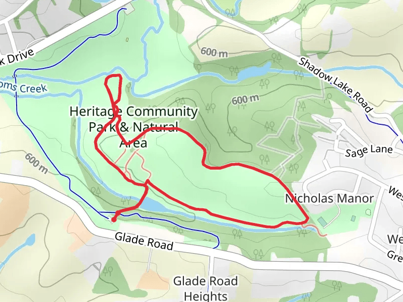 Heritage Community Park and Natural Area Loop