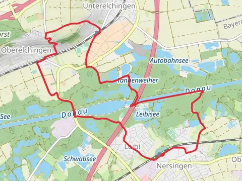 Donau and Sandhakensee via Seen Tour and Wiesental Tour