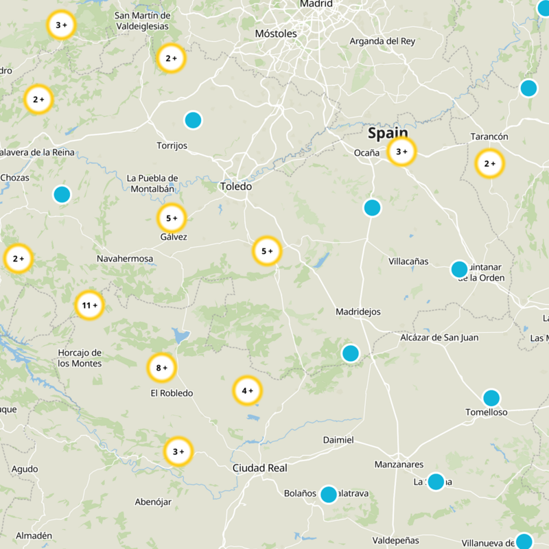 Los Yébenes Static Map