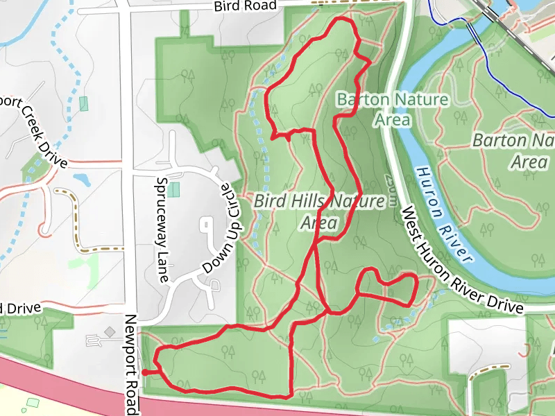 Bird Hills Nature Area Loop