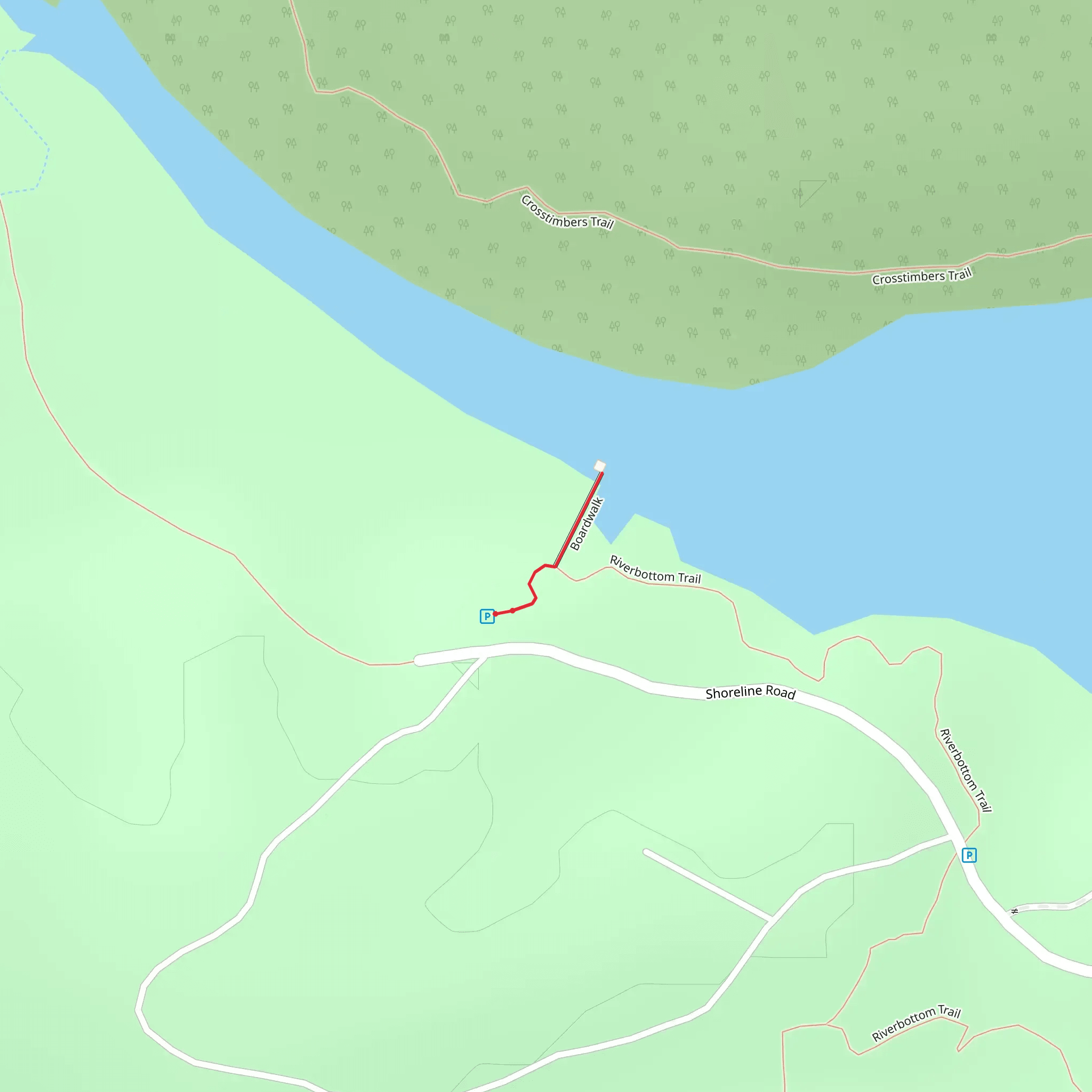 Marsh Boardwalk mobile static map