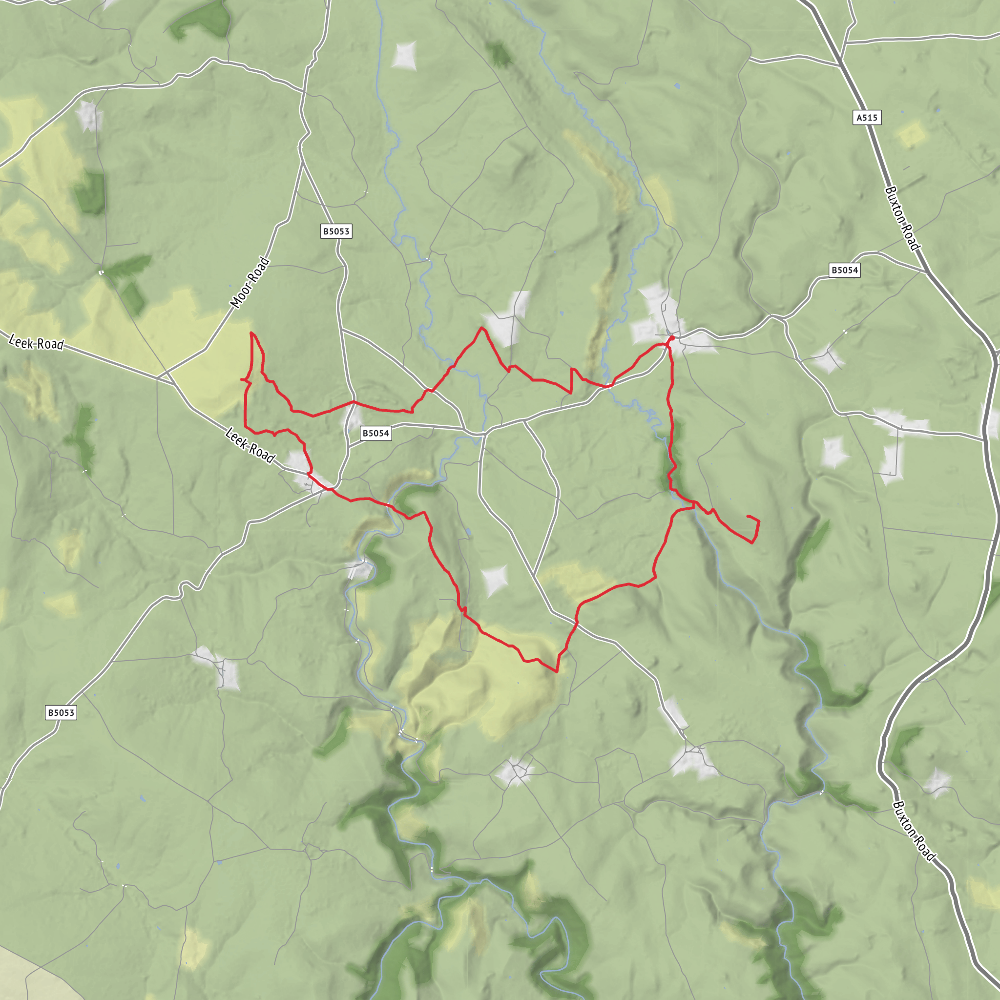 Hartington Loop mobile static map