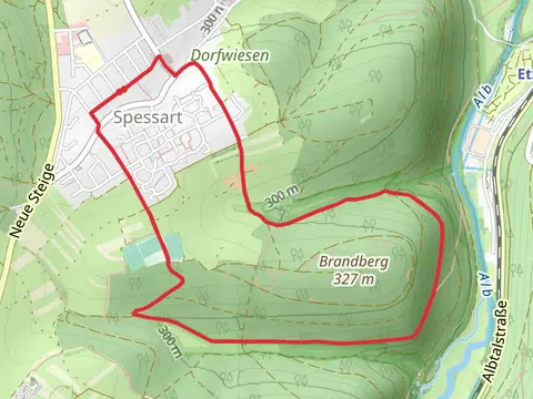 Brandberg Loop via Allmendstrßea