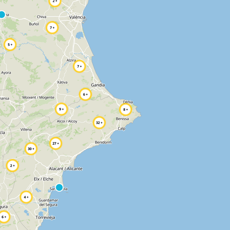 Xaló Static Map