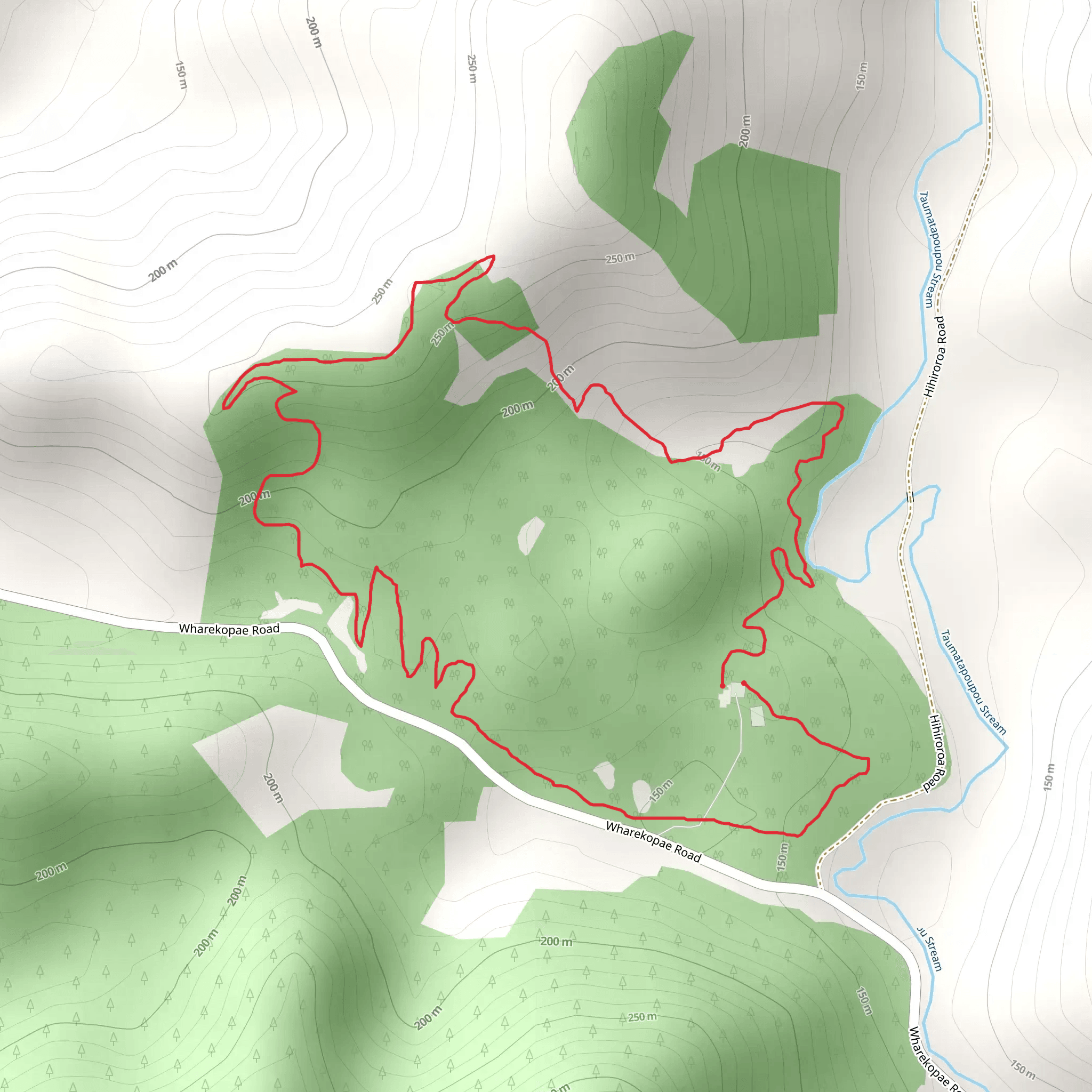 Eastwood Hill Green Track mobile static map