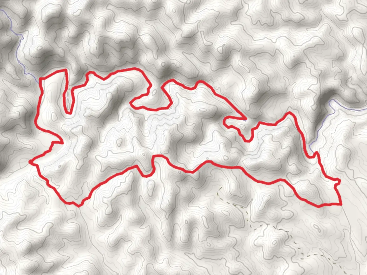 An image depicting the trail Centennial and Fisherman Flats Horse Loop Trail and its surrounding area.