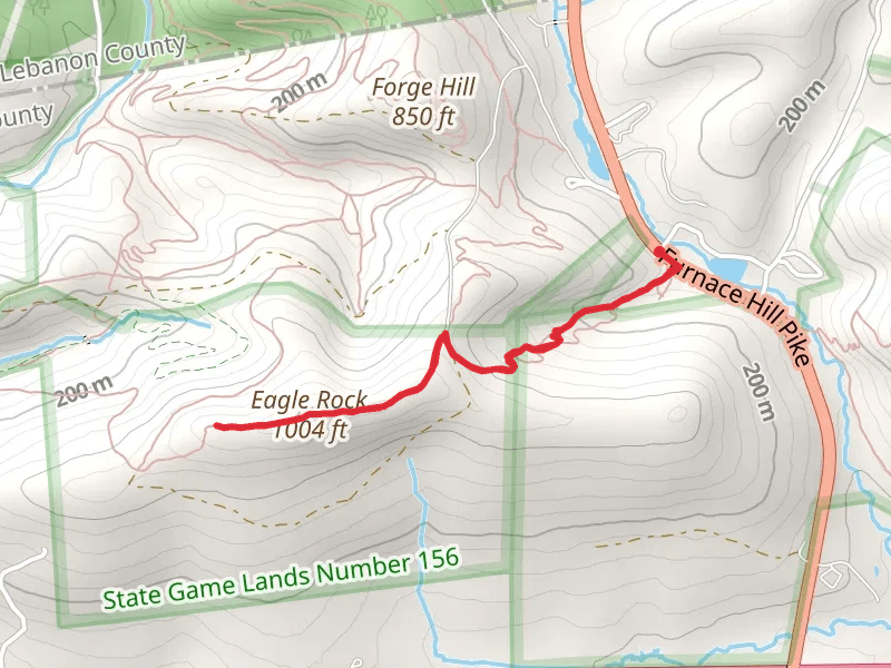 Eagle Rock via Horse Shoe Trail East