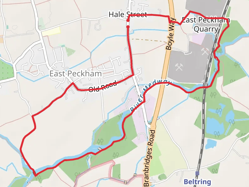 River Medway and Hale Street Loop
