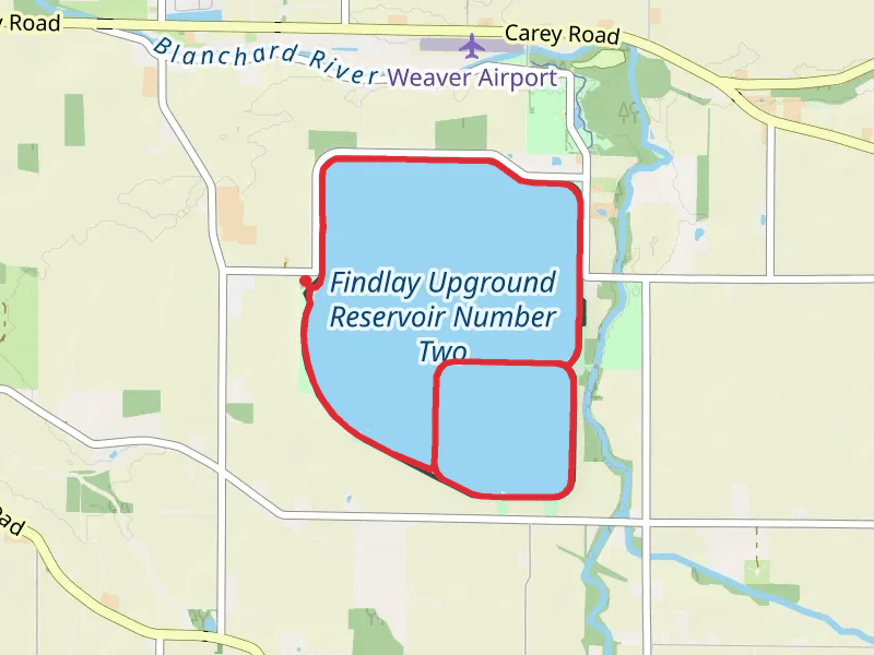 Findlay Upground Reservoir Number 1 and 2 Loop
