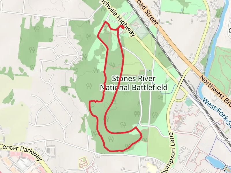 Pioneer Brigade Earthworks and Boundary Loop Trail