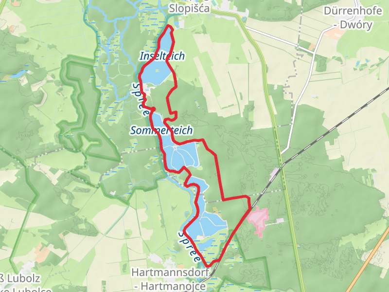 Spreewald Loop via Inselteich