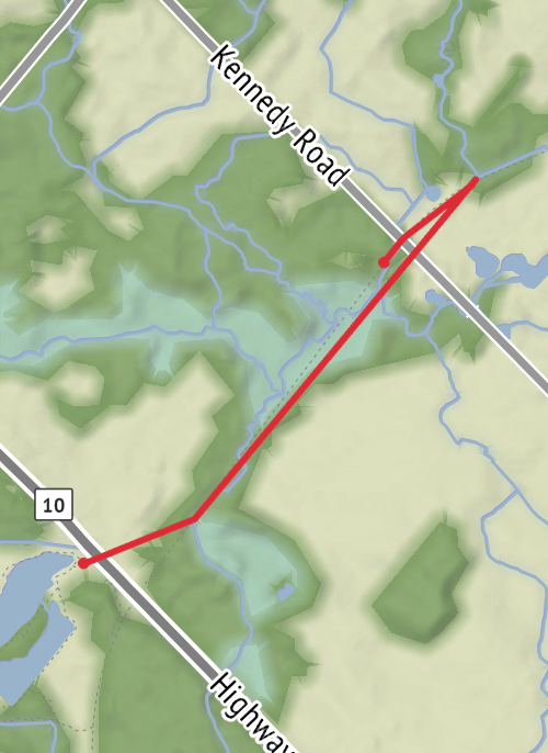 Caledon Cush mobile static map