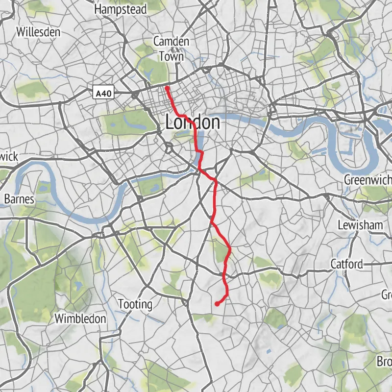 City of Westminster Cycling mobile static map