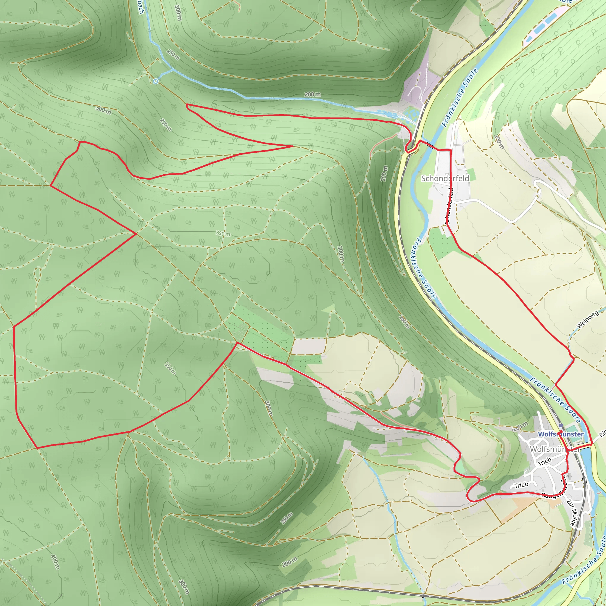 Ortswanderweg Graefendorf mobile static map
