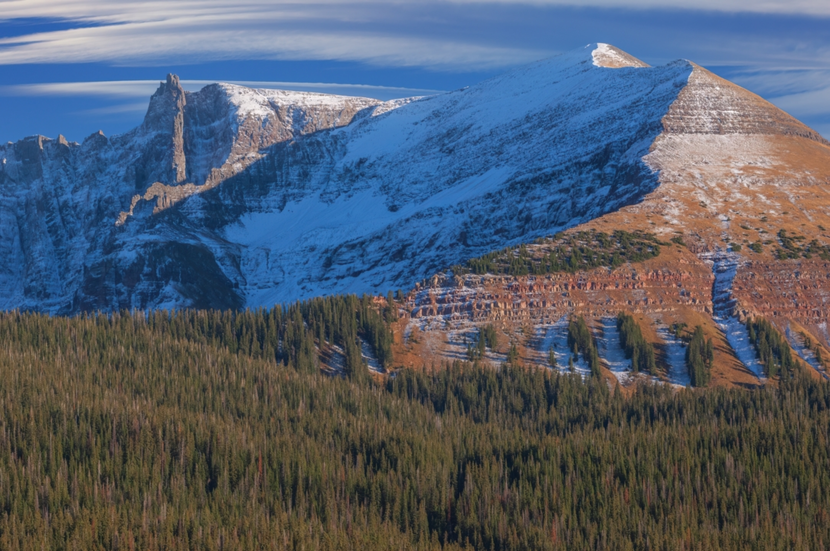 An image depicting the trail Cross Mountain Trail and its surrounding area.