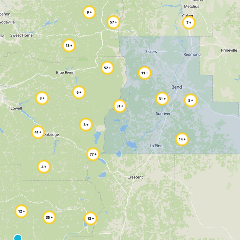 Deschutes County Static Map