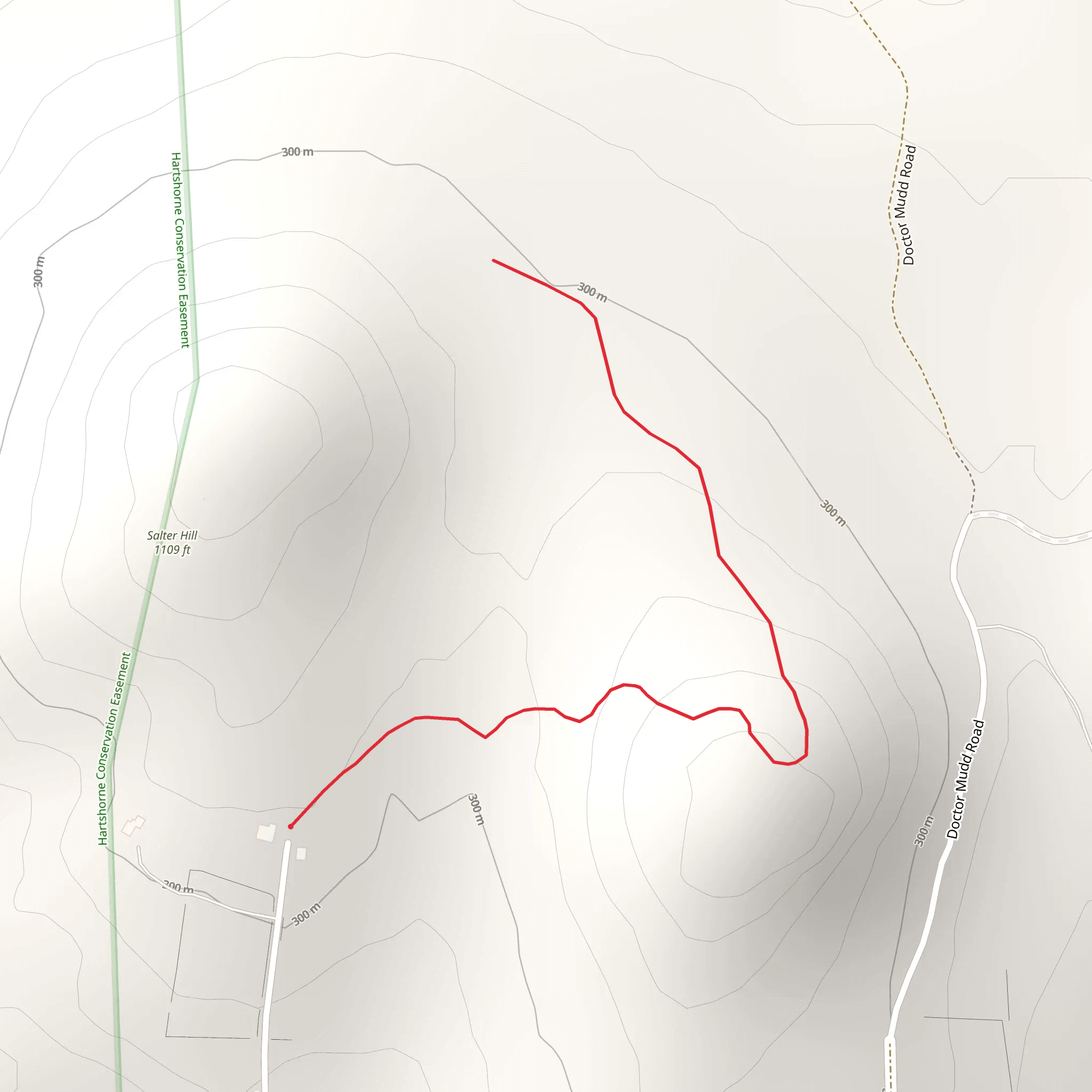 Salter Hill from Jenks Road mobile static map
