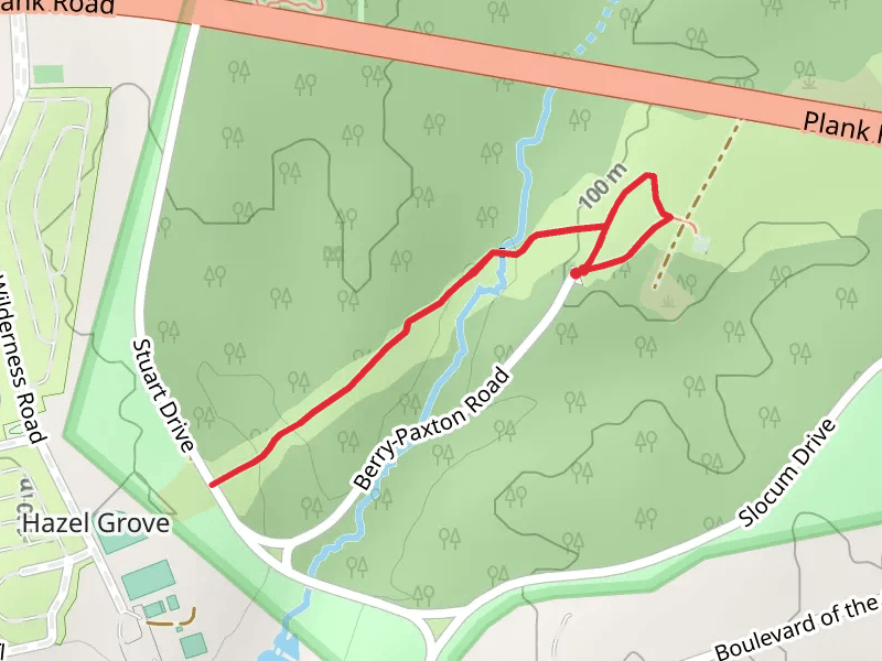 Hazel Grove Trail and Fairview Trail