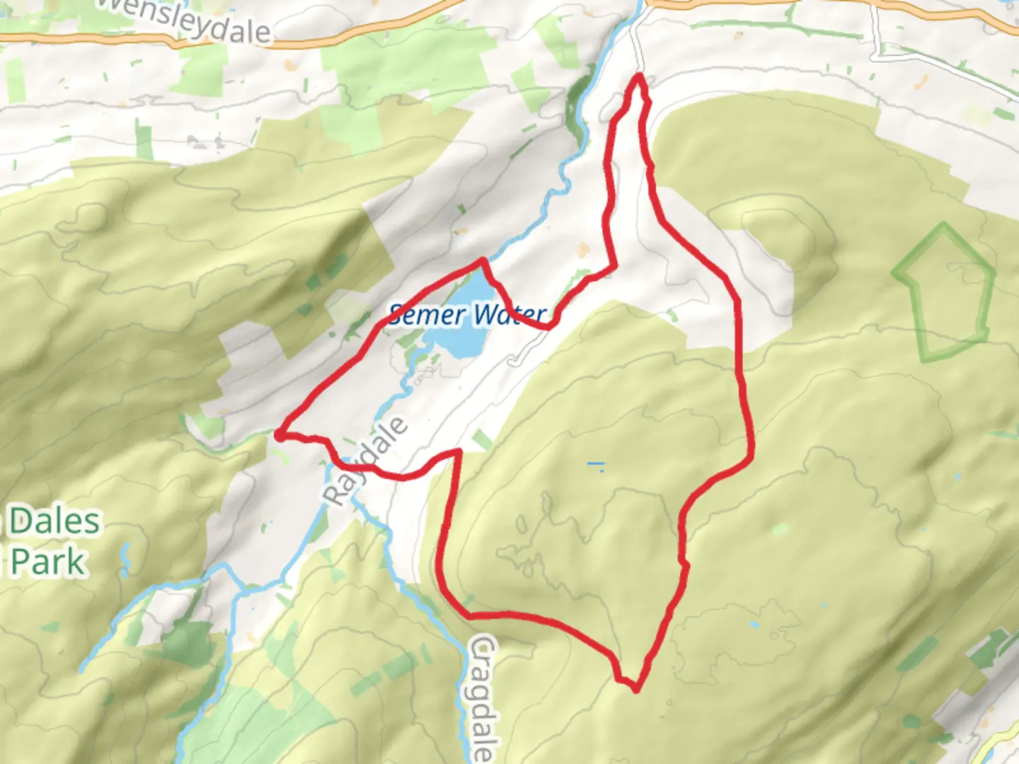 An image depicting the trail Marsett Lake and its surrounding area.