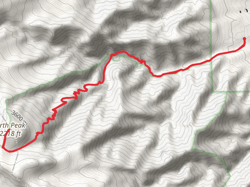 North Peak via Greenhorn Trail