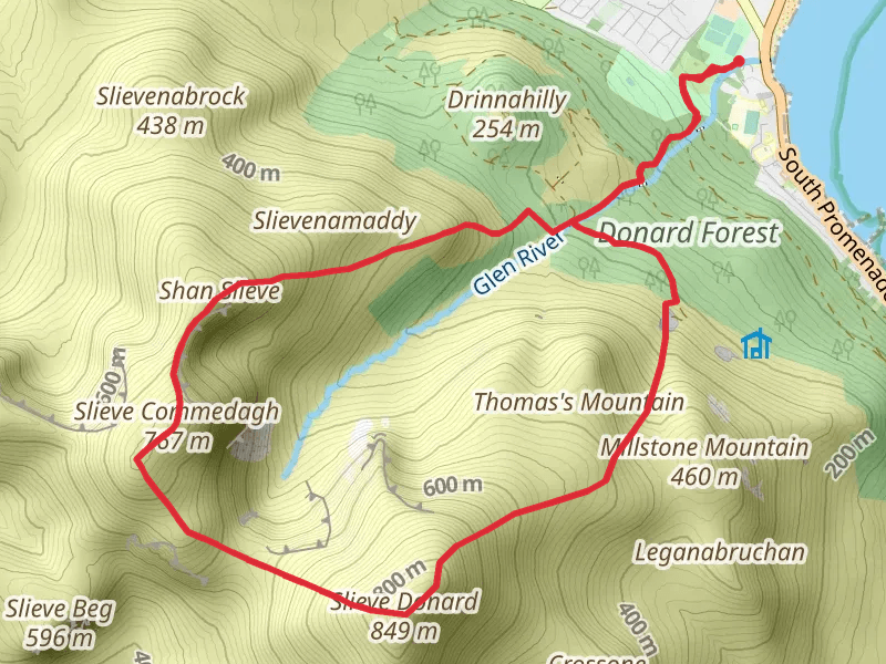 Slieve Commedagh and Slieve Donard Loop Trail