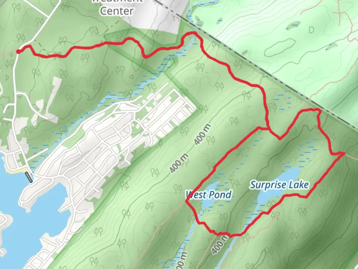 An image depicting the trail Appalachian and Earnest Walter Loop Trail and its surrounding area.